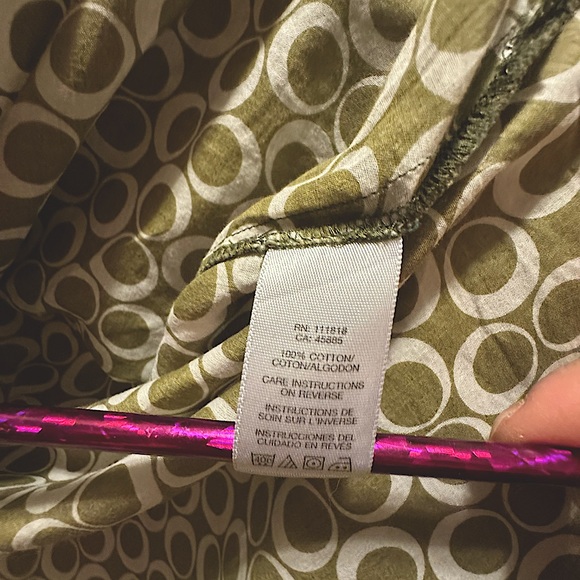 DONATED❌Michael Kors, Signature Pullover Blouse, Sz S - Picture 6 of 7